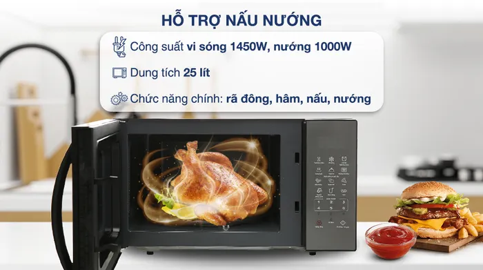 Lò vi sóng Bluestone MOB-7833 25 lít - Dung tích