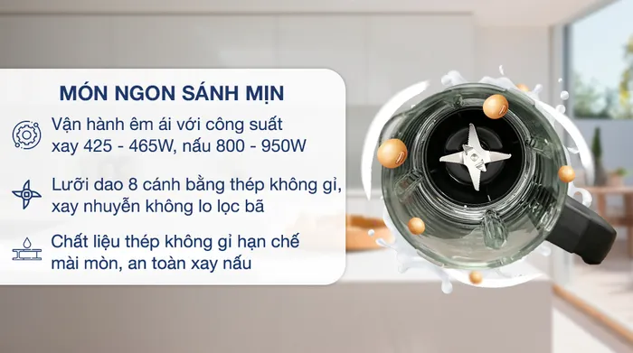 Thiết kế - Máy làm sữa hạt đa năng Panasonic MX-HG6401KRA