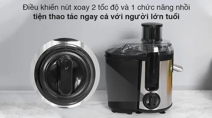 Máy ép trái cây Tefal ZE420D38 - Điều khiển