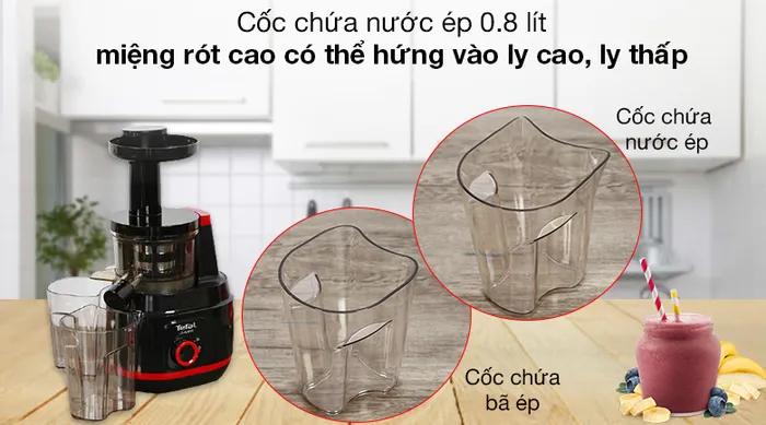 Cốc chứa nước vfa bã ép - Máy ép trái cây Tefal ZC150838