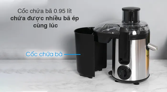 Máy ép trái cây Tefal ZE420D38 - Cốc bã