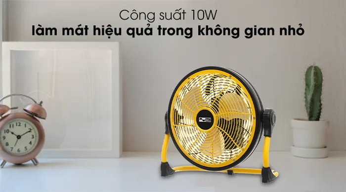 Làm mát tốt - Quạt sạc AC ARF01D113 10W