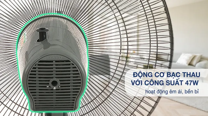 Quạt lửng Senko L1638 - Động cơ