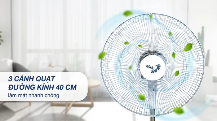 Quạt đứng Asia 3 cánh VY449690 55W - Cánh quạt