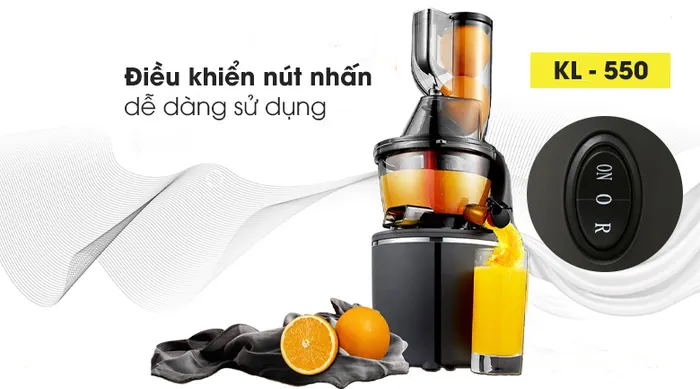 Điều khiển - Máy ép chậm Kalite KL-550