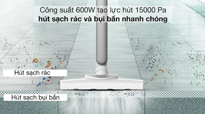 Công suất - Máy hút bụi cầm tay Deerma DX700
