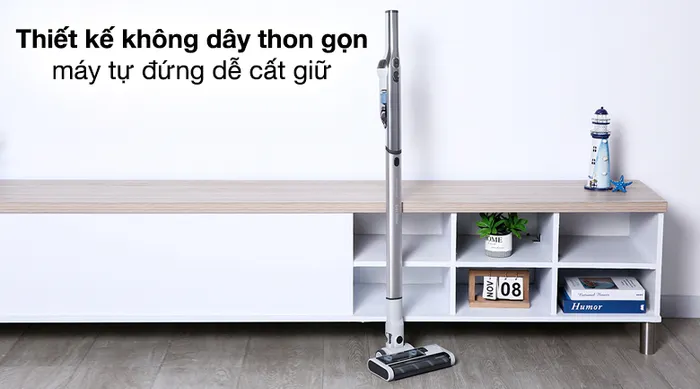 Máy hút bụi không dây Philips XC4201/01 - Máy hút bụi Philips thiết kế không dây thon gọn, di chuyển máy linh hoạt, không vướng víu