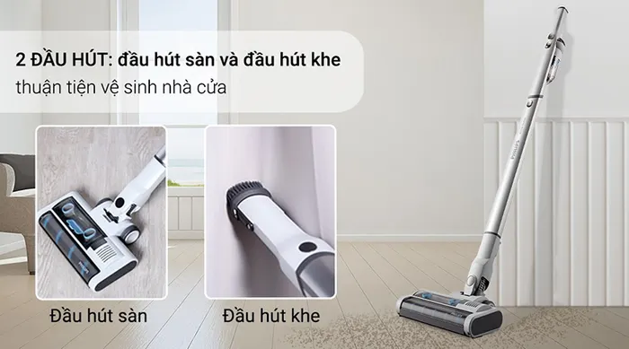 Máy hút bụi không dây Philips XC4201/01 - đầu hút