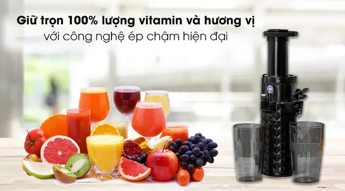 Máy ép chậm Magic Eco AC-130 - Công nghệ ép chậm