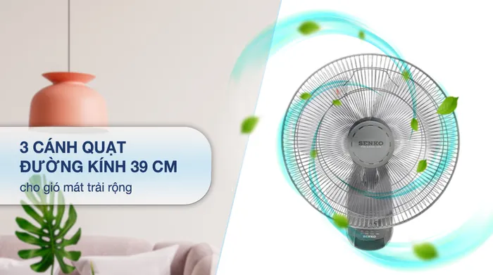 Senko TR1628 - 3 cánh quạt