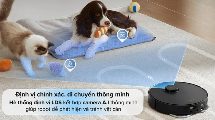 Robot hút bụi lau nhà Dreame X30 Ultra - Hệ thống định vị
