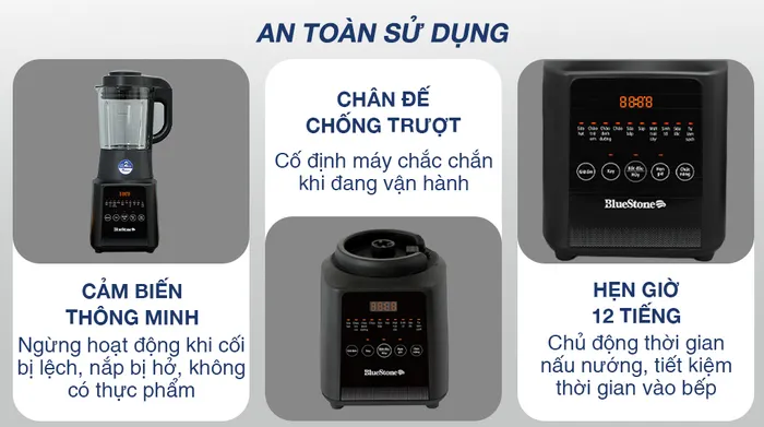 Tiện ích - Máy làm sữa hạt đa năng BlueStone BLB-6036