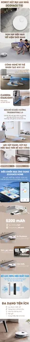 Robot hút bụi lau nhà Ecovacs T10