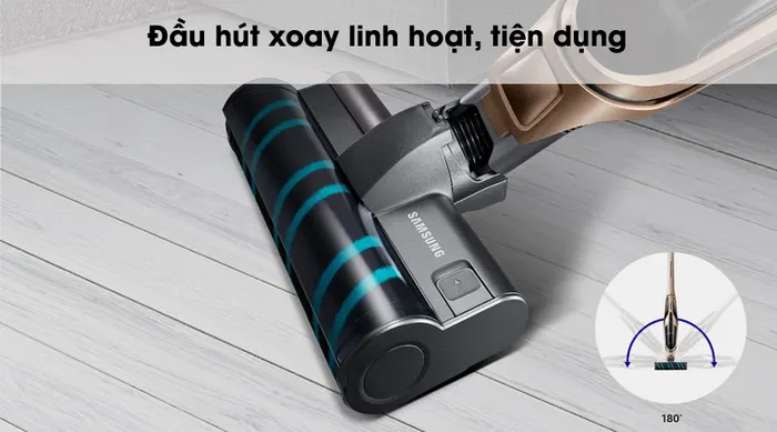 Đầu hút linh hoạt - Máy hút bụi Samsung VS03R6523J1/SV