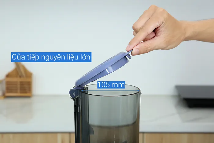 Máy ép chậm Sunhouse SHD5518 - Ống tiếp nguyên liệu