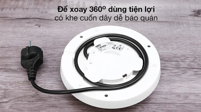 Đế xoay - Bình đun siêu tốc Delonghi KBLA2000.W