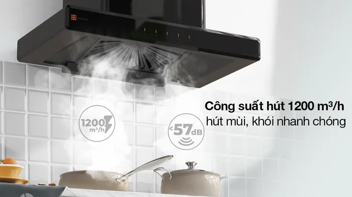 Máy hút mùi âm tủ Hawonkoo HRH-702 - Loại động cơ, công suất hoạt động, công suất hút, chế độ hút