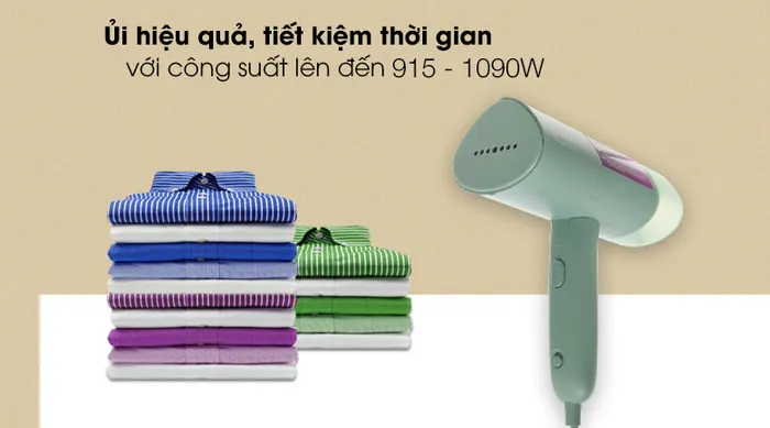 Bàn ủi hơi nước cầm tay Philips STH3010 - Công suất