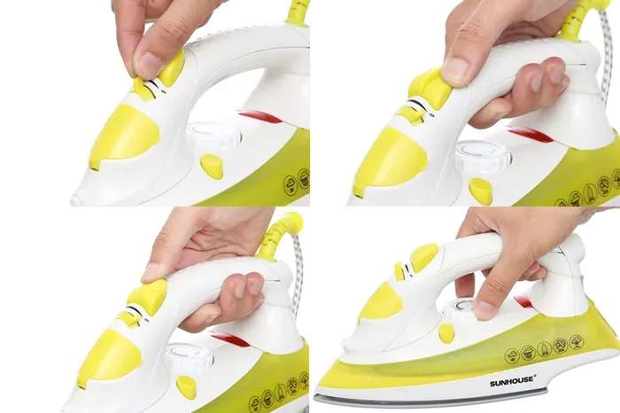 Chức năng ủi khô, phun hơi, phun tia đa dạng - Bàn ủi hơi nước Sunhouse SHD2067