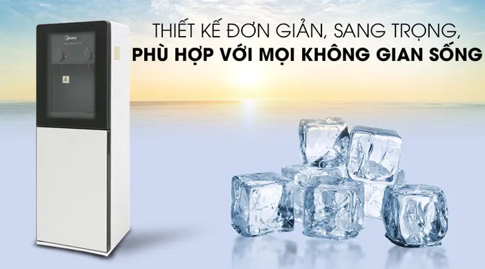 Thiết kế - Cây nước nóng lạnh Midea YD1518S-X