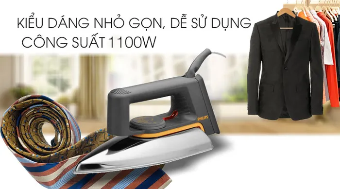Bàn ủi khô Philips HD1172 - Công suất