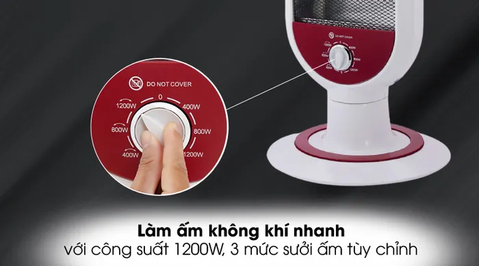 Sưởi ấm tốt - Quạt Sưởi Hồng ngoại Sunhouse SHD7022