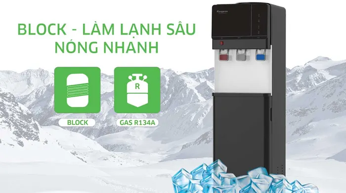 Công nghệ làm lạnh - Cây nước nóng lạnh Kangaroo KG64A3