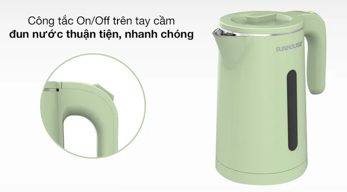 Công tắc - Bình đun siêu tốc Sunhouse 1.8 lít SHD1353