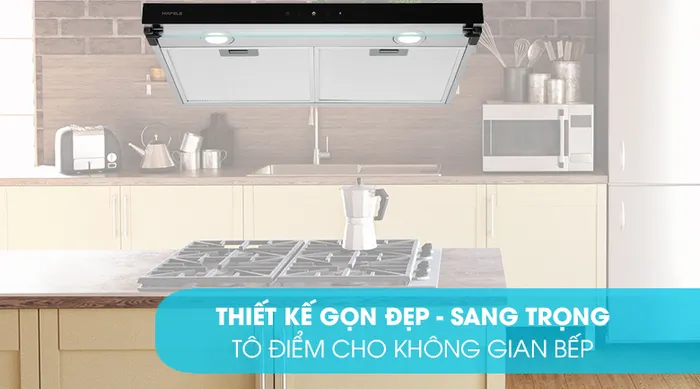 Thiết kế sang trọng - Máy hút mùi âm tủ Hafele HC-BI70B