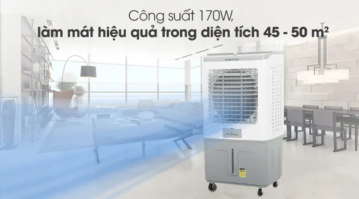 Công suất - Quạt điều hòa Sunhouse SHD7757.