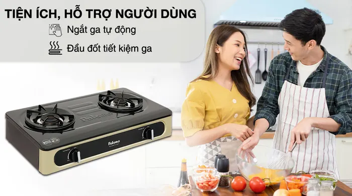 Bếp ga đôi Paloma PA-V71 EG - Tiện ích
