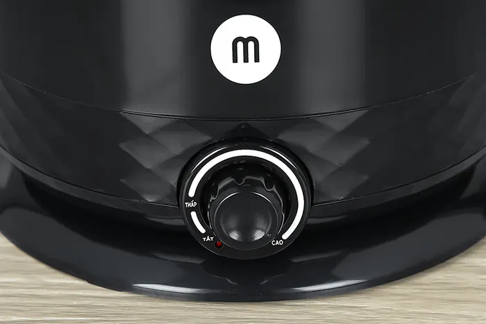 Ca nấu đa năng Mishio MK214 đen 1.5 lít - Bảng điều khiển