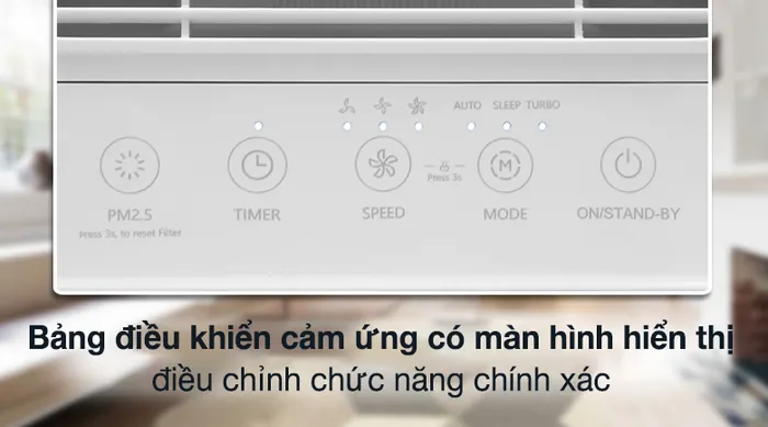 Máy lọc không khí Midea MAP-550GJA32 38W - Điều khiển
