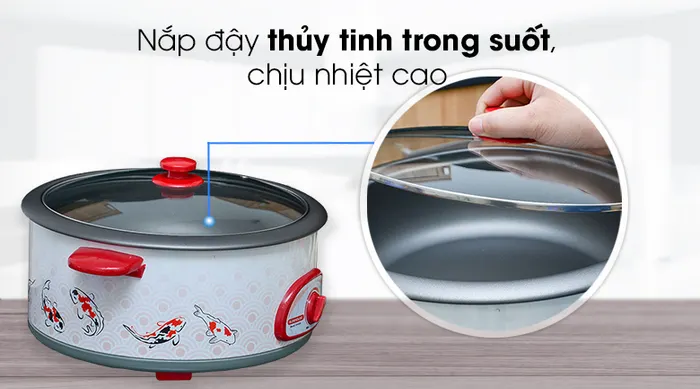 Nắp nồi - Nồi lẩu điện Sunhouse SH-525L 4 lít