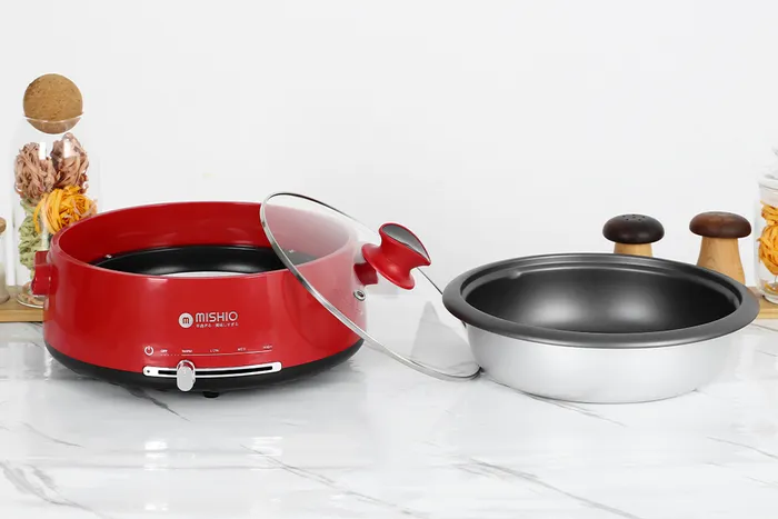 Nồi lẩu điện Mishio MK-348 4 lít - Công suất, dung tích, chức năng
