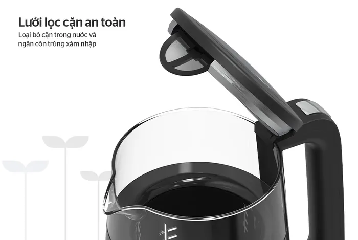 Bình đun siêu tốc Sunhouse Mama 1.7 lít SHD1333 - Lưới lọc cặn
