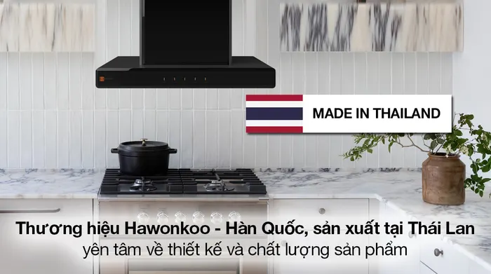 Máy hút mùi âm tủ Hawonkoo HRH-702 - Thương hiệu - Xuất xứ