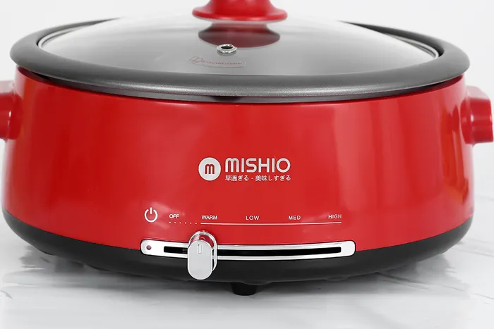 Nồi lẩu điện Mishio MK-348 4 lít - Bảng điều khiển