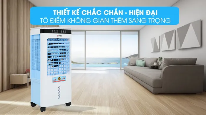 Thiết kế - Quạt điều hòa không khí Rapido 6000D