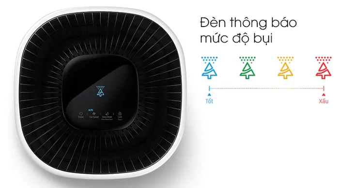 Đèn thông báo mức độ bụi - Máy lọc không khí Samsung AX34R3020WW/SV