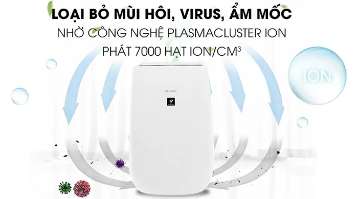 Phát ion diệt virus, khử mùi