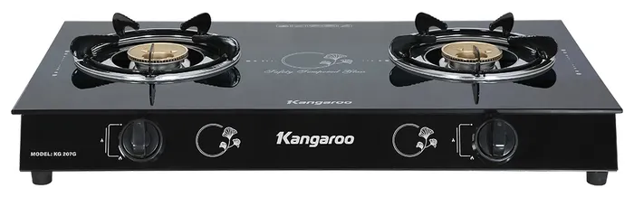 Bếp ga đôi Kangaroo KG207G - Thiết kế