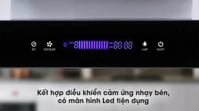 Điều khiển cảm ứng - Máy hút mùi Pramie TT32-900