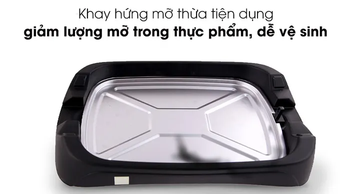 Khay hứng mỡ thừa - Bếp nướng điện Sunhouse SHD4602