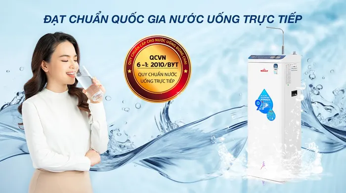 Máy lọc nước RO Hydrogen nóng nguội Robot HydroMegaPlus-9X 9 lõi - Đạt tiêu chuẩn