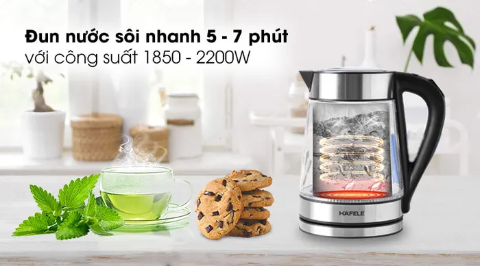 Công suất - Bình đun siêu tốc Hafele T-602C 1,7L
