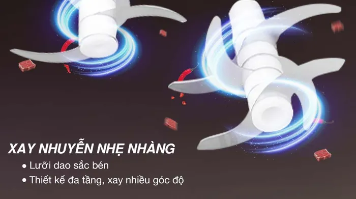 Lưỡi dao - Máy xay thịt đa năng Sunhouse SHD5412 300W 2 lít/0.3 lít