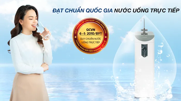 Máy lọc nước RO Hydrogen Kangaroo KG100HD2 8 lõi  - Đạt chuẩn Quốc gia