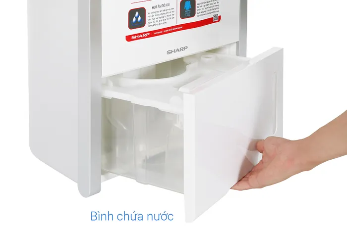 Máy hút ẩm Sharp DW-D20A-W - Bình chứa