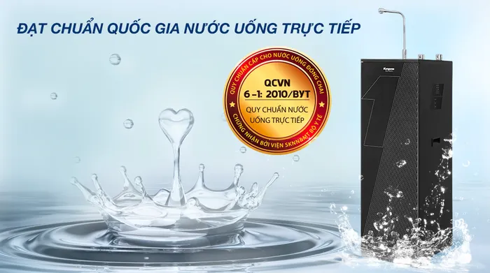 Máy lọc nước RO nóng nguội lạnh Kangaroo Infinity KG10A9I 8 lõi - Đạt chuẩn